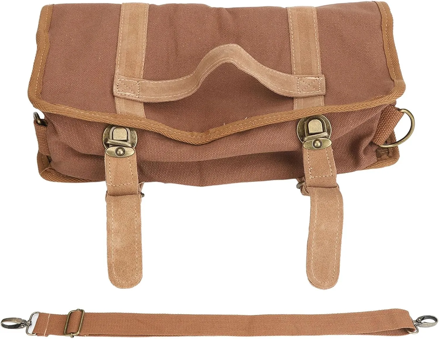 Travel Bartender Bag Without Tools, Bar Kit for Bartender Bartender Shoulder Bag Portable Bar Bag Canvas Bartender Bag (Coffee)