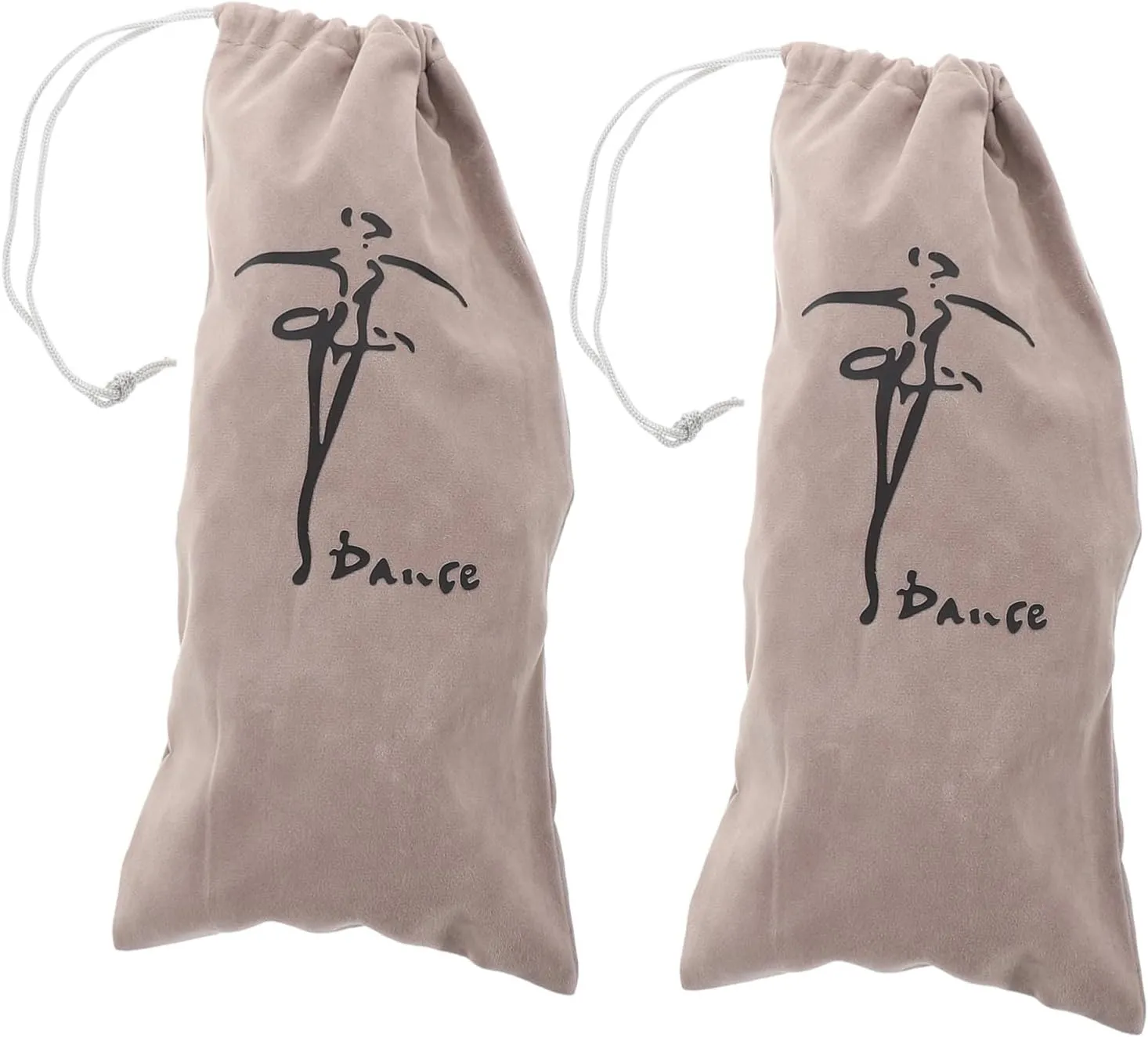 Travel Dance Shoes Bag for Women 2pcs Mesh Ballet Shoe Bag Drawstring Closure Ballet Slippers
