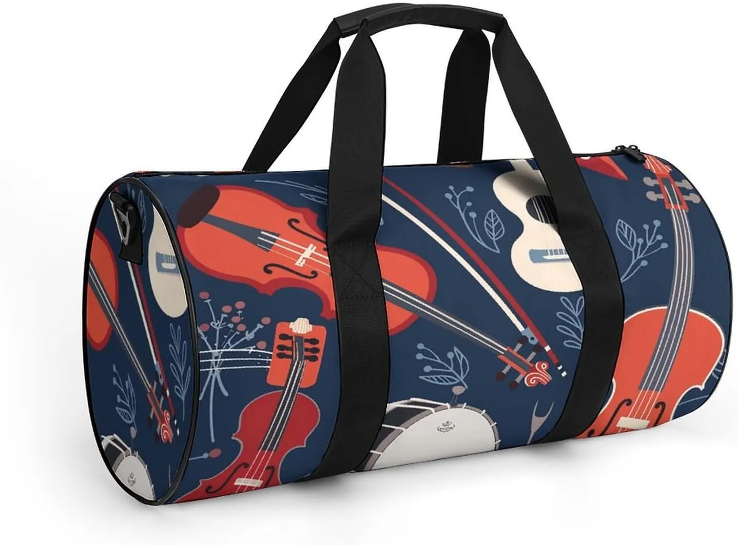 Travel Duffel Bag for Men And Women,Musical Instrument Pattern Waterproof Sports Fitness Bag Portable Travel Duffel Bag