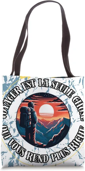 Travel Enriches: Adventures on the Horizon V4 Tote Bag