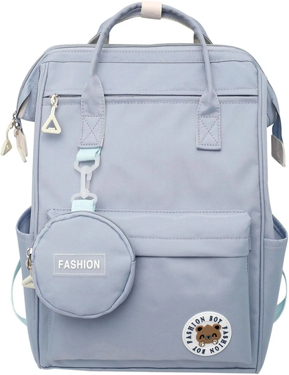 Travel Laptop Backpack for Women Men Blue Carry on Flight Approved Backpack for College Teacher Nurse Large Lightweight Work Backpack Purse Bag Personal Item Backpacks