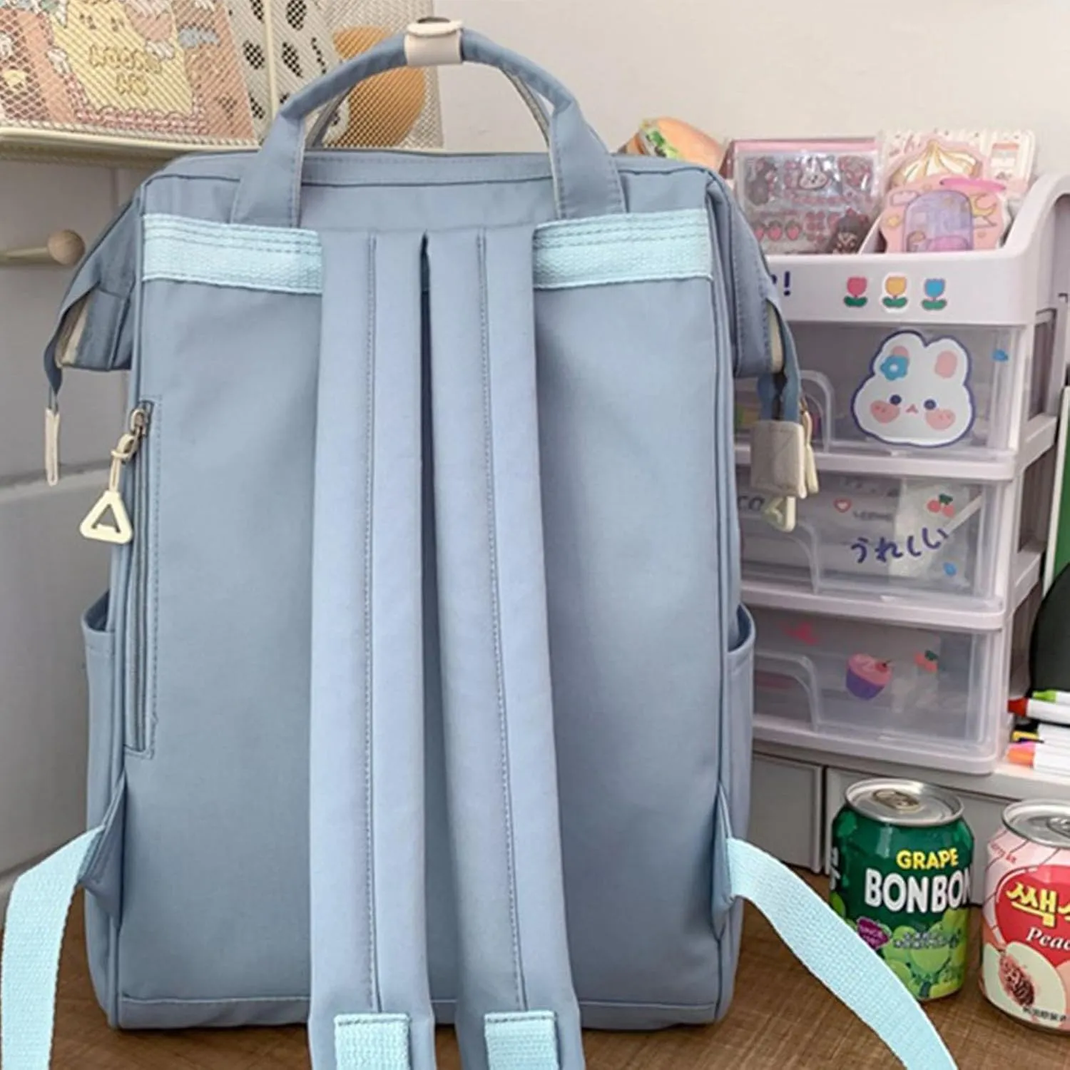 Travel Laptop Backpack for Women Men Blue Carry on Flight Approved Backpack for College Teacher Nurse Large Lightweight Work Backpack Purse Bag Personal Item Backpacks