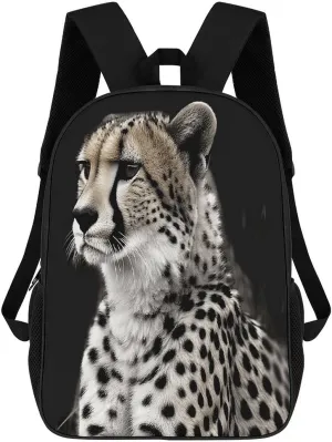 Travel Laptop Backpack Slim Durable Lightweight Back Pack Cute Cheetah Small Backpack For Women Men