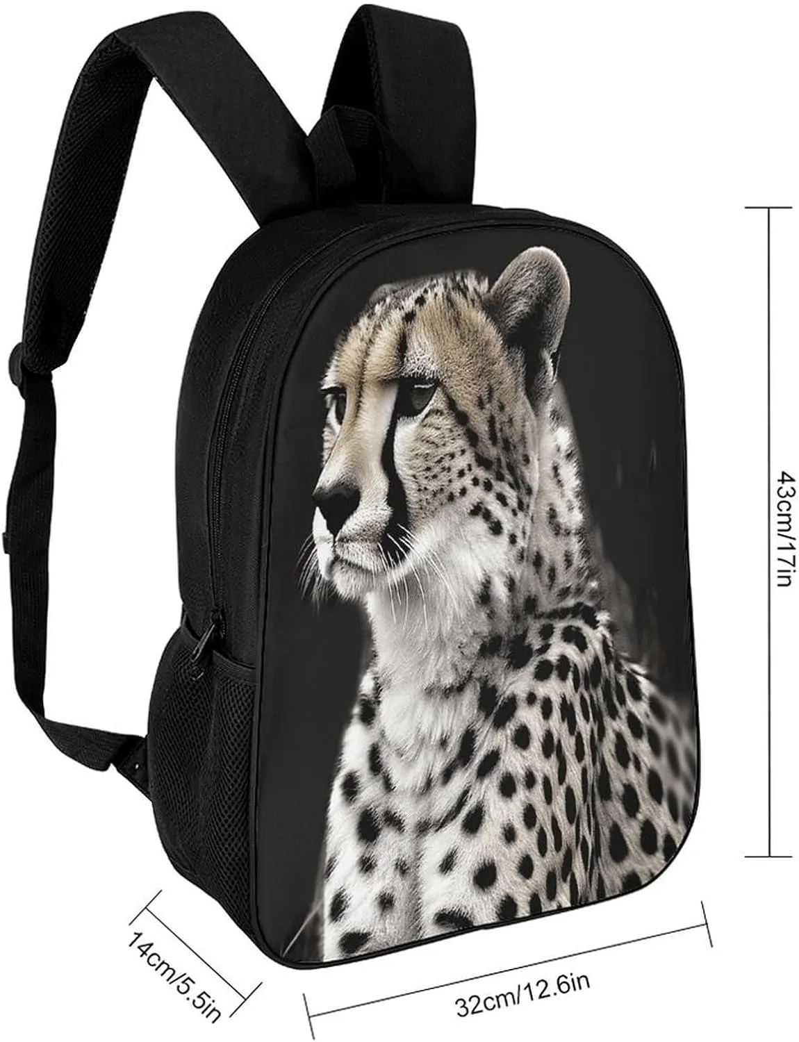 Travel Laptop Backpack Slim Durable Lightweight Back Pack Cute Cheetah Small Backpack For Women Men