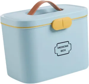 Travel Pill Case First Aid Container Storage Case Compact Medicine Box