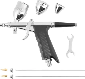 Trigger Airbrush Iwata Gravity Cup,Mo Iwata Eclipse Double Action for Candy Body Tube 1/8 Hztyyier 0.8 1 Mm Battery 0.8 Spray Gun Airbrush 0.3Mm 0.5Mm 0.8Mm Nossles Cups Set Kit