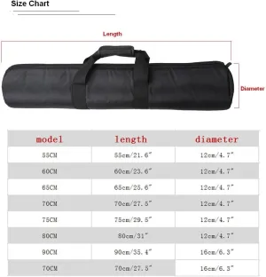 Tripod Carry Bag Pad Package Great As A Carrying Case For Your Tripod In Outdoor/Outing Photography Bag (65CM)(25.6" × 4.7“
