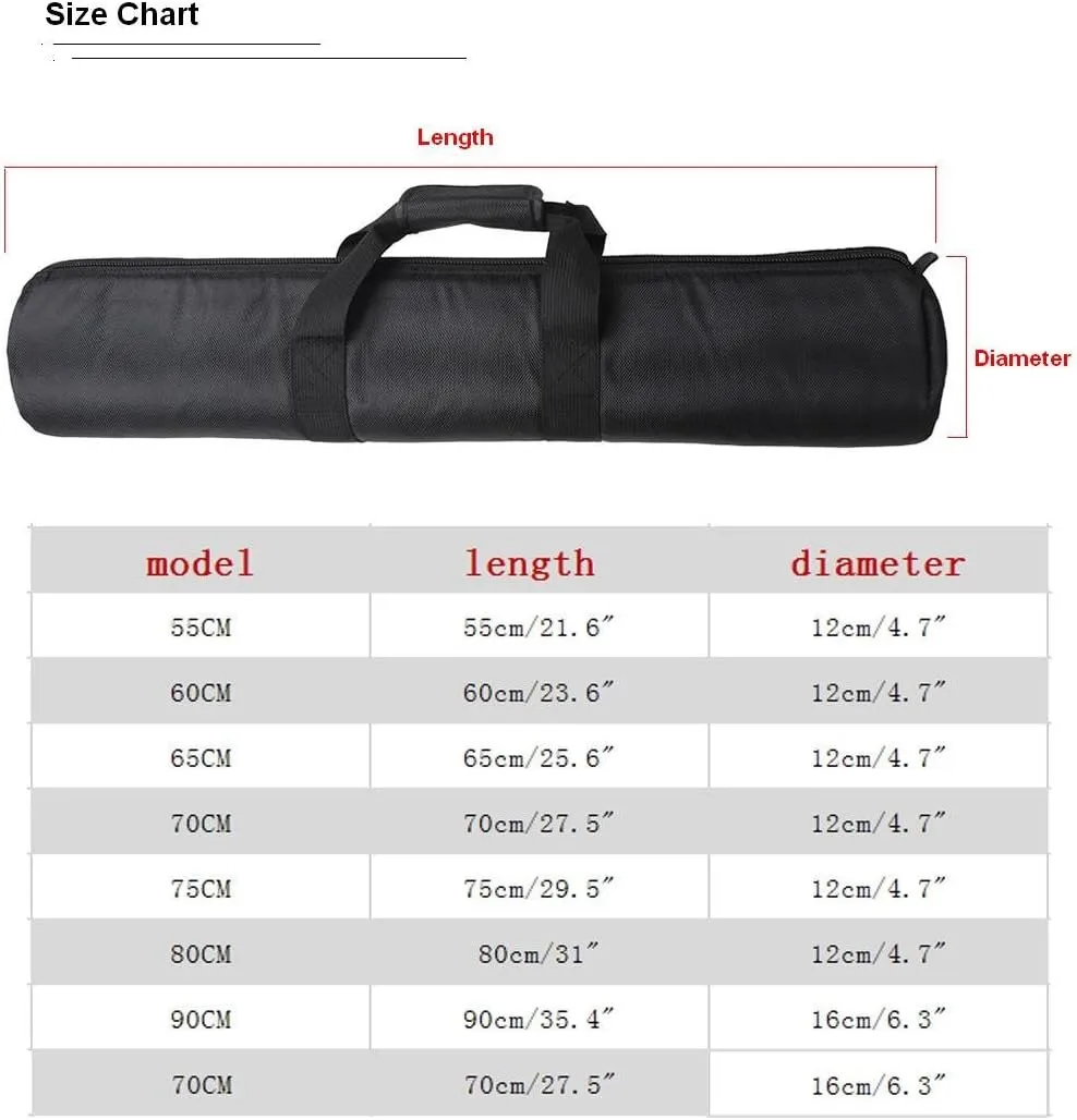 Tripod Carry Bag Pad Package Great As A Carrying Case For Your Tripod In Outdoor/Outing Photography Bag (65CM)(25.6" × 4.7“