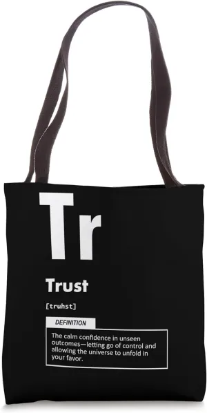Trust Element – Manifestation Law of Attraction Success Tote Bag