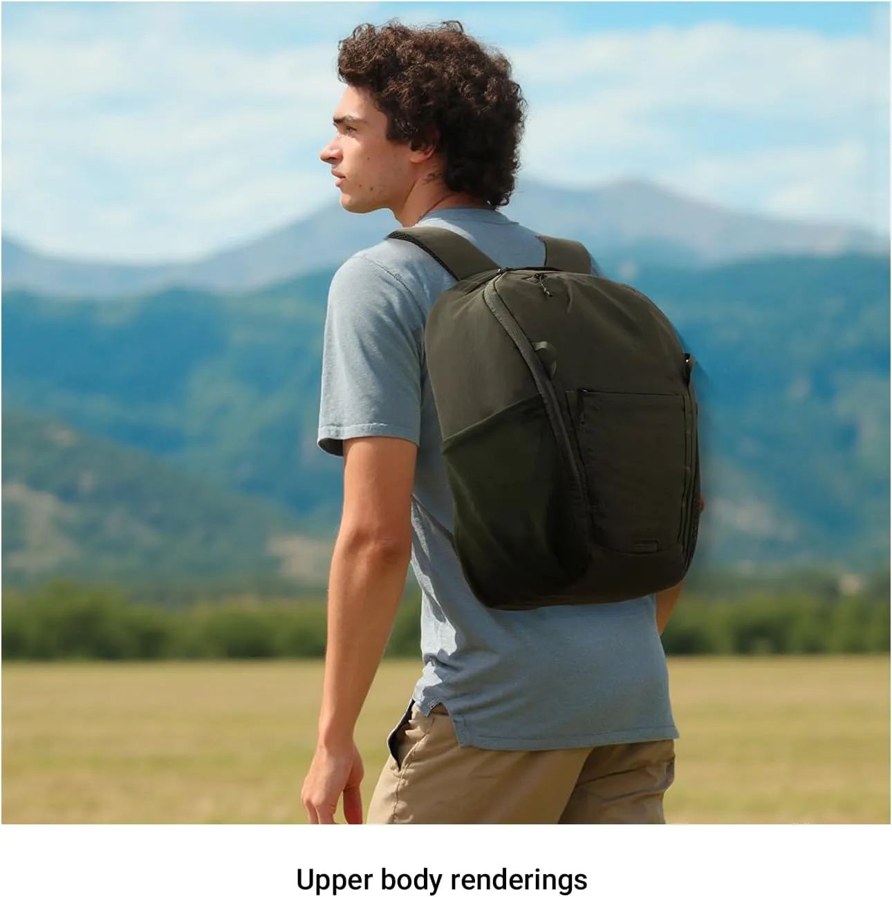 Ultralight Lightweight Hiking Backpack 20L,Small Travel Camping Outdoor Sports Casual Daypack for Men Women,Breen