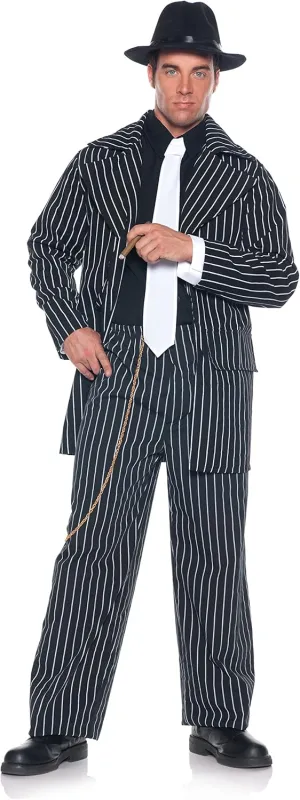 Underwraps Men's Plus-Size Pinstripe Zoot Suit
