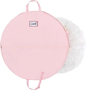 Univivi 40 Inch Girls Tutu Garment Bag for Hanging Clothes, Ballet Costume Dance Bag Costume Garment Bags for Dancers with Handle Strap for Storage and Travel (Pink)