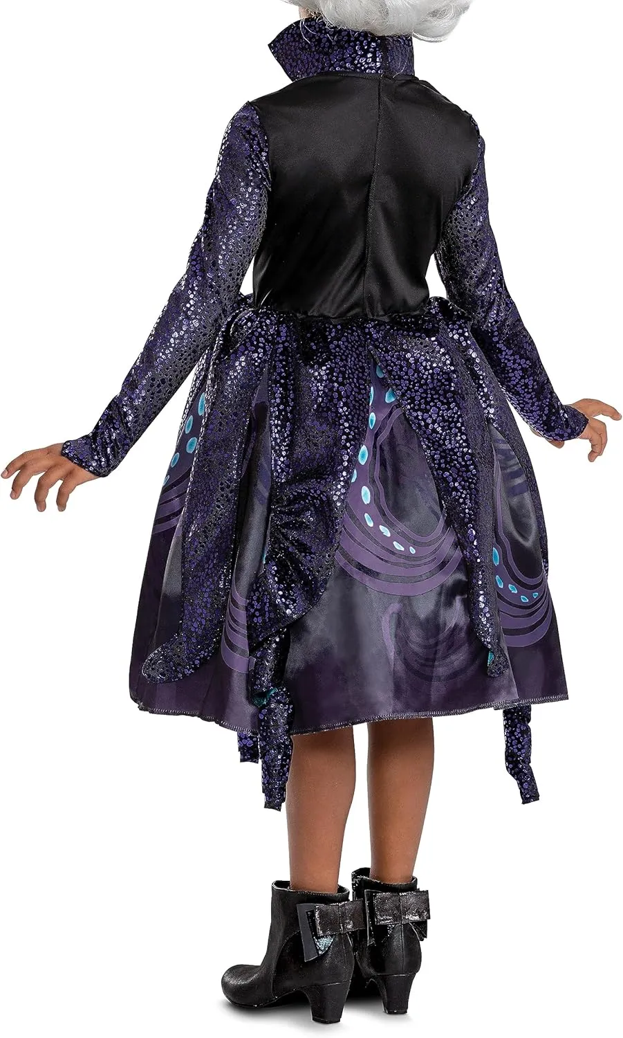 Ursula Costume for Kids, Deluxe Official Disney The Little Mermaid Live Action Costume with Accessories