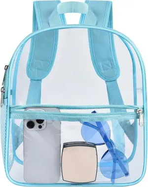 USPECLARE Clear Backpack for Stadium Approved 12×6×12, Water proof Clear Bag for Stadium Events and Concert Work Sport Event