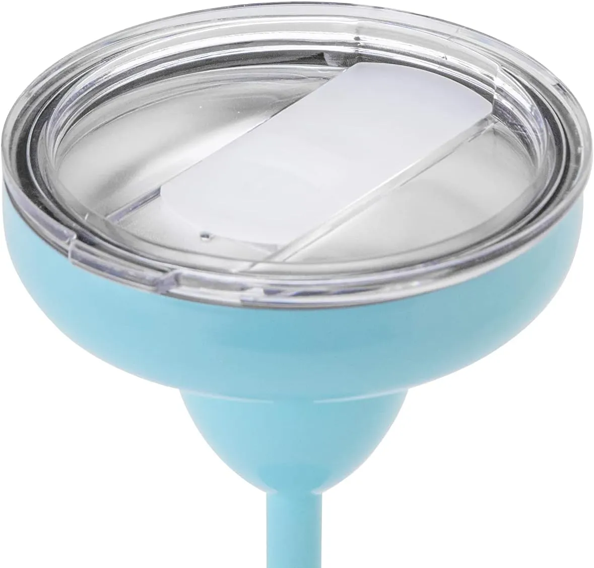 Vacuum-Sealed Metal Margarita Glass with Lid, Insulated Tumbler Mug, Steel Cup for Vacation, Pool, and Ice Cold Margs on the Beach (Green)