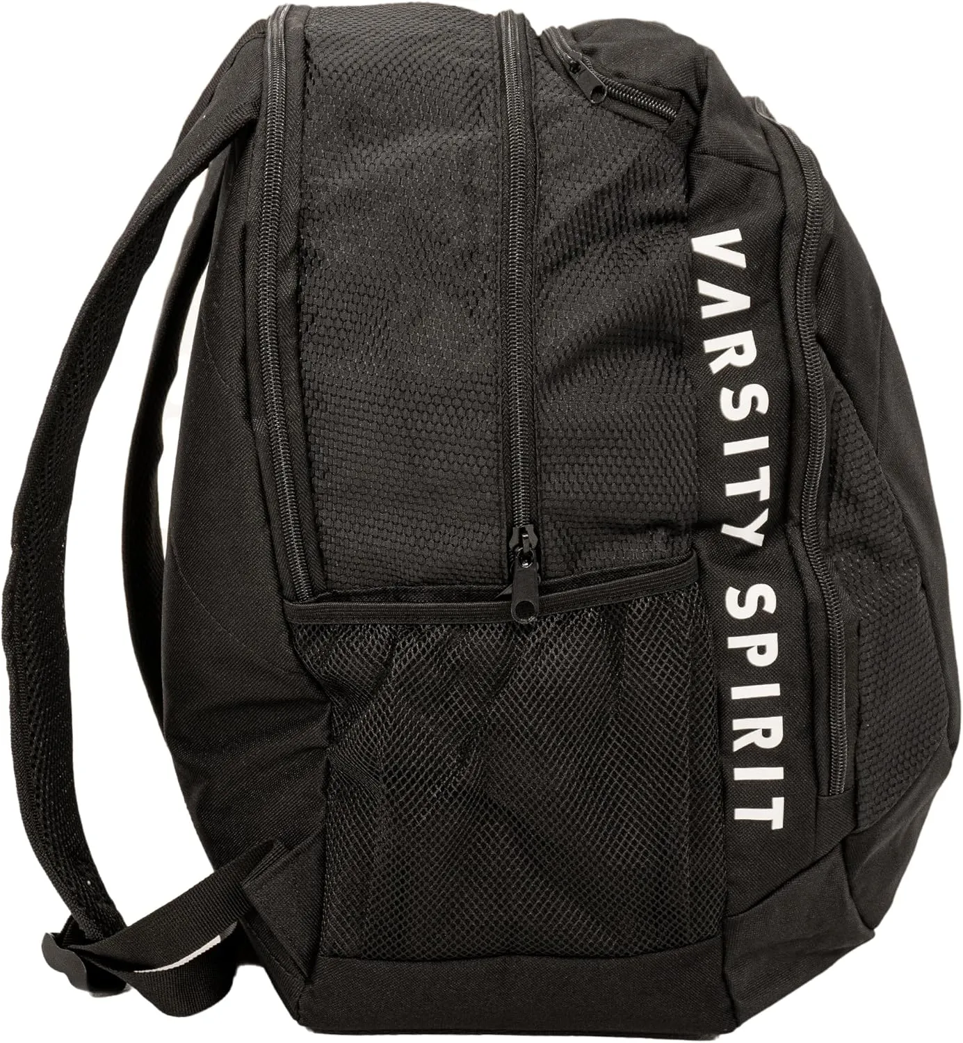 Varsity Spirit Cheer Backpack for Cheerleaders and Athletes - Durable, Spacious with Extra Pockets for Uniforms, Dance Gear & Gym Essentials - Versatile Cheerleading Bag for Practice & Travel - Black