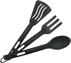 Versatile Picnic Tableware 3-in-1 Nylon Utensil Set for Boys and Girls Camping and Hiking