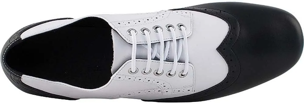Very Fine Dance Shoes Men's Ballroom Salsa Standard & Smooth Black & White Dance Shoes Comfortable (Bundle of 4)