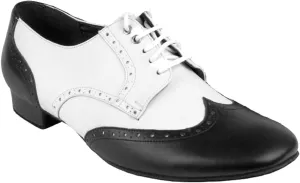 Very Fine Dance Shoes Men's Ballroom Salsa Standard & Smooth Black & White Dance Shoes Comfortable (Bundle of 4)