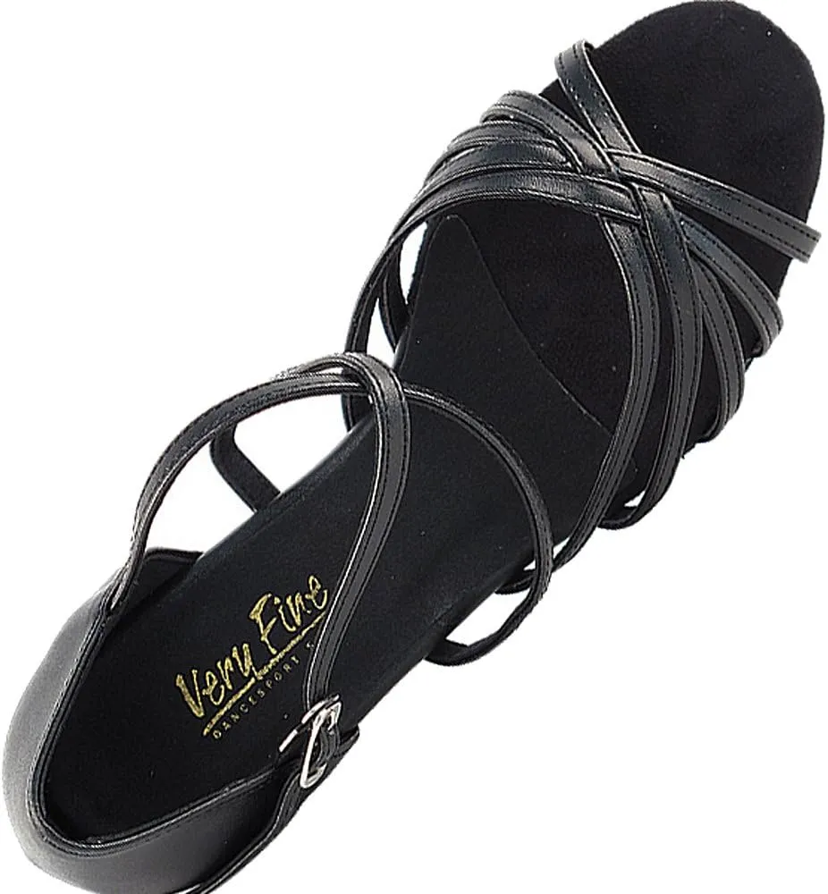 Very Fine Dance Shoes Women's Ballroom Dance Shoes Salsa Latin Practice Shoes 1670cEB Comfortable 1.5" [Bundle of 5]
