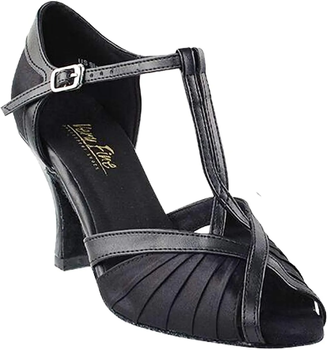 Very Fine Women's Ballroom Dance Shoes Tango Wedding Salsa Shoes 2707EBB Comfortable Dance Shoes 2.5" [Bundle of 5]