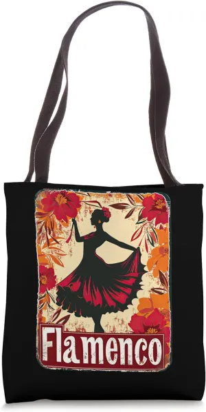 Vintage Baile Flamenco Dancer Folk Dance Sevillanas Tote Bag