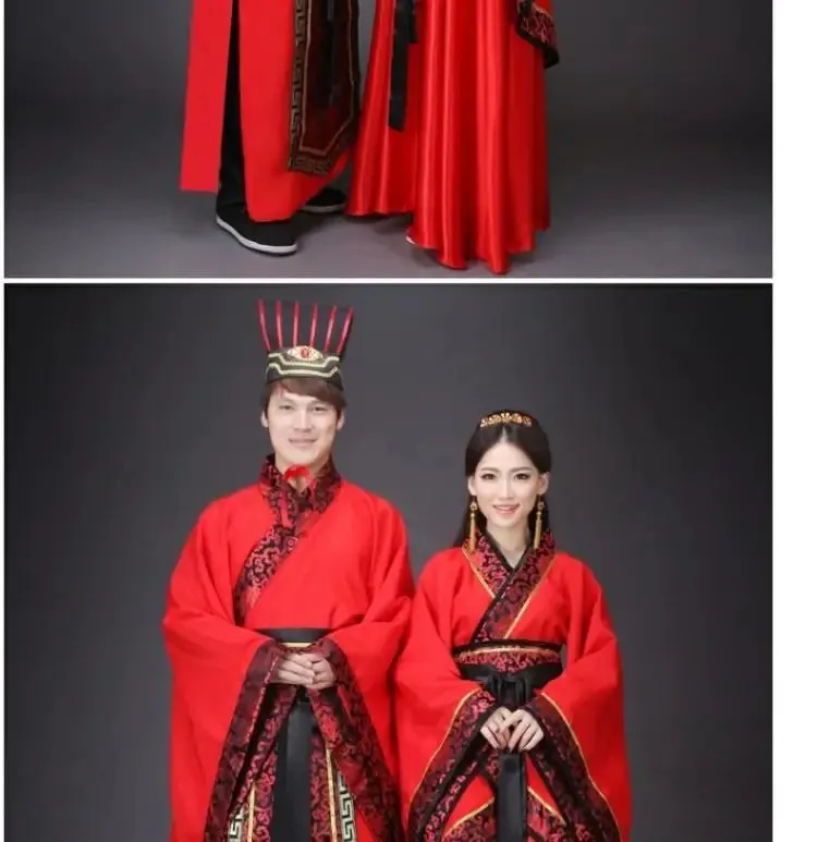 Vintage Long Sleeve Hanfu Dress Traditional Chinese Costume Cheongsam Tang Suit Skirt Patchwork Performance Attire