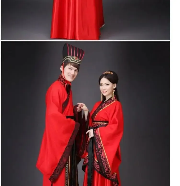 Vintage Long Sleeve Hanfu Dress Traditional Chinese Costume Cheongsam Tang Suit Skirt Patchwork Performance Attire