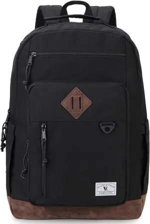 VX VONXURY Backpack for Men Women,Large 17 Inch Bookbag with Mulitiple Pockets,Classical Water Resistant Travel Backpack