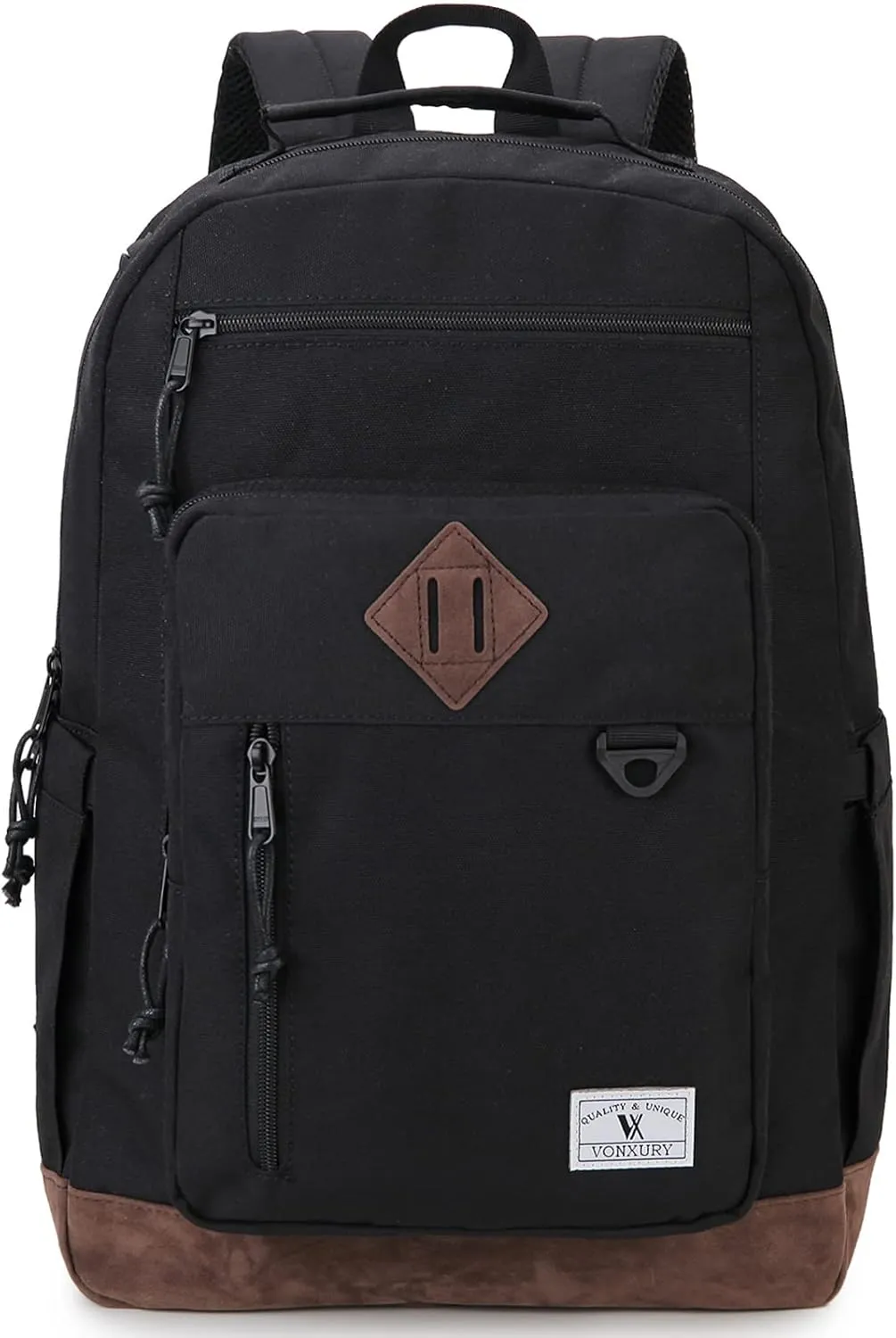 VX VONXURY Backpack for Men Women,Large 17 Inch Bookbag with Mulitiple Pockets,Classical Water Resistant Travel Backpack