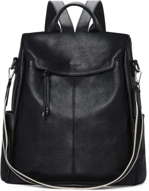 VX VONXURY Backpack Purse for Women Faux Leather Anti-Theft Backpack With Detachable Shoulder Strap Fashion Women Handbag For Daily Work Travel