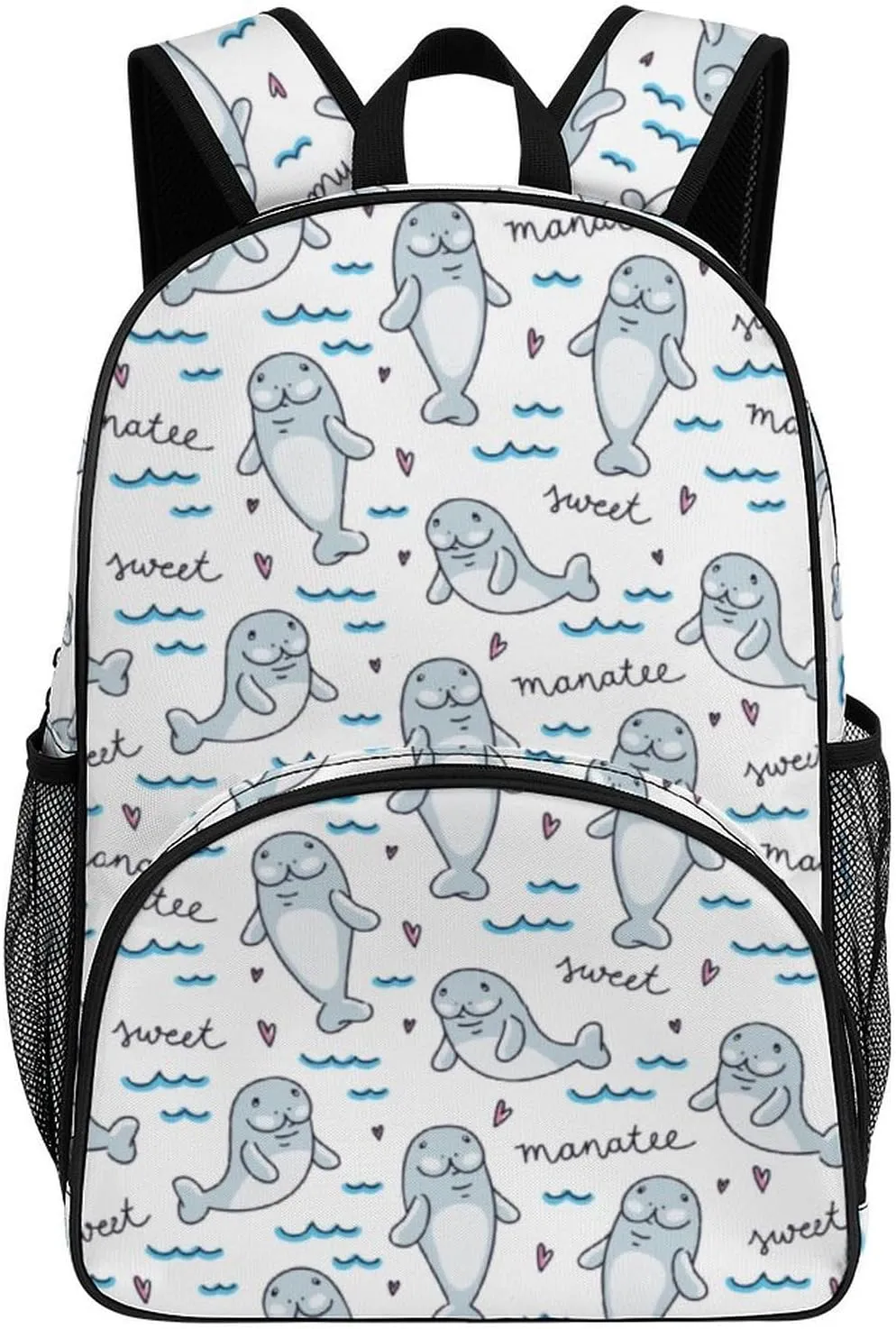 Walrus Animal Ocean Pattern Backpack for Worker Teacher Business Hiking Travel Bag Shoulders Bag