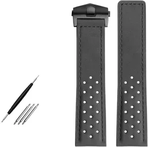 Watchband 22mm Genuine leather bracelet watch strap For TAG HEUER MONACO Series mens wristwatches band fold buckle Nubuck watchbands