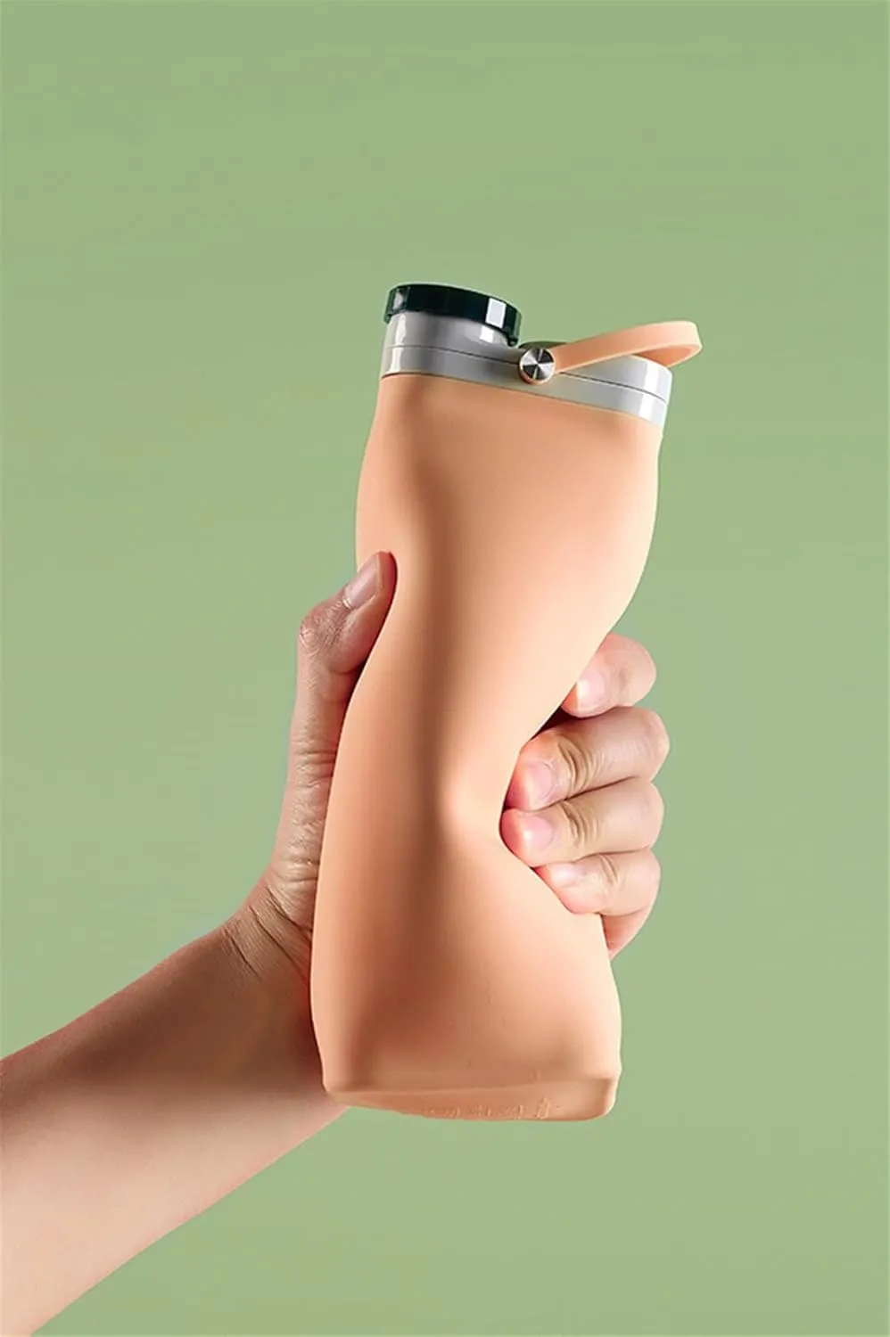 Water Bottle Sports Water Bottles Outdoorsy Squeeze Water Bag Water Drinking Bottle Collapsible Water Bottles Travel Water Bottle(Black)