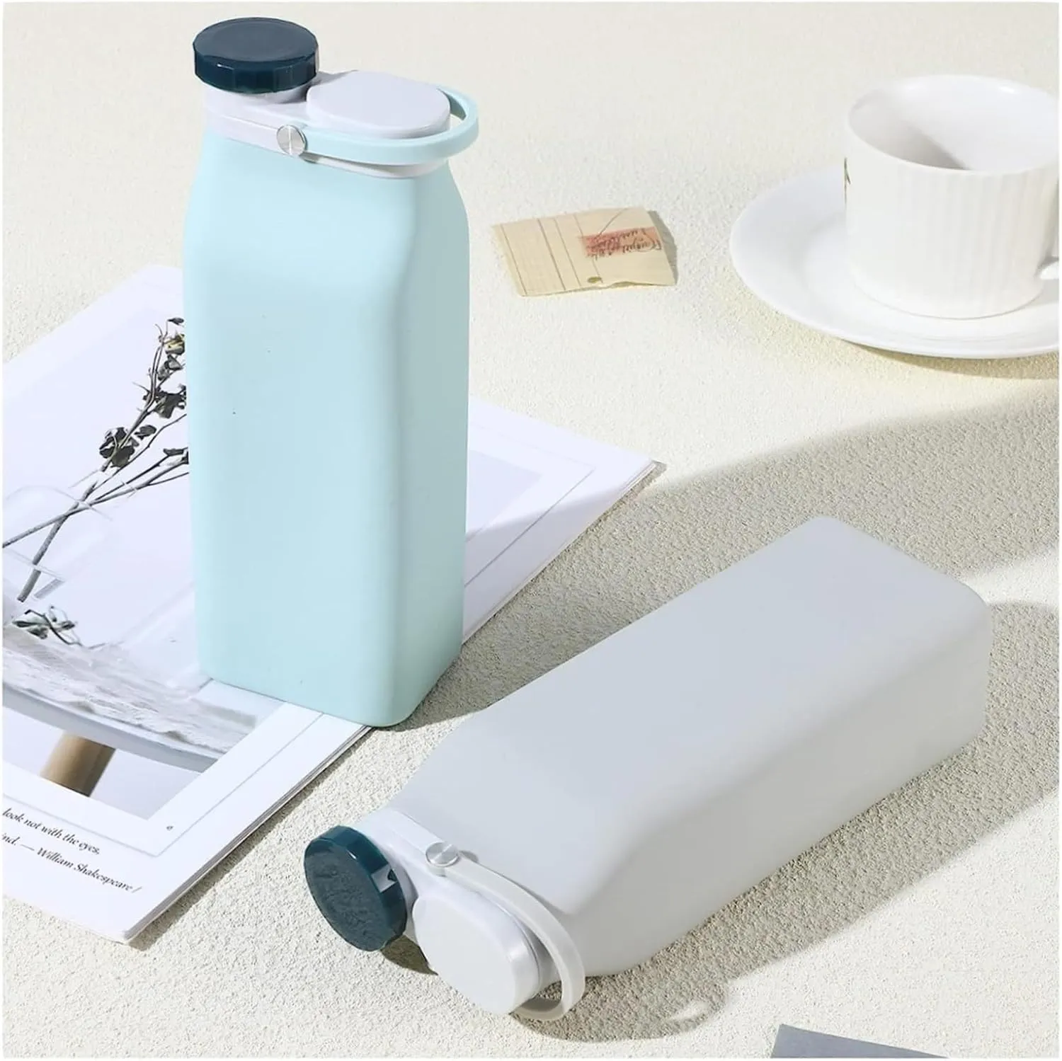 Water Bottle Sports Water Bottles Outdoorsy Squeeze Water Bag Water Drinking Bottle Collapsible Water Bottles Travel Water Bottle(Black)