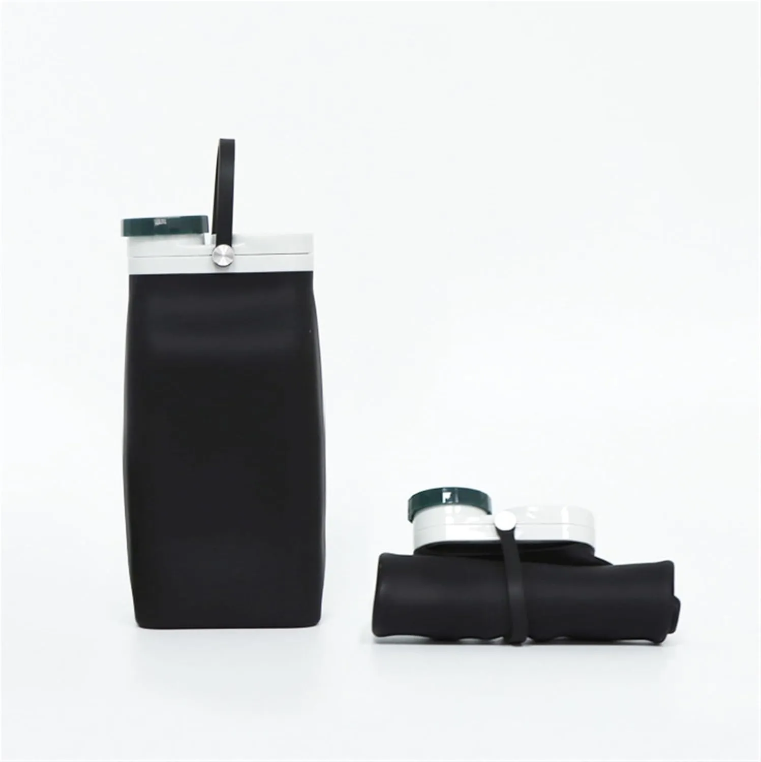 Water Bottle Sports Water Bottles Outdoorsy Squeeze Water Bag Water Drinking Bottle Collapsible Water Bottles Travel Water Bottle(Black)