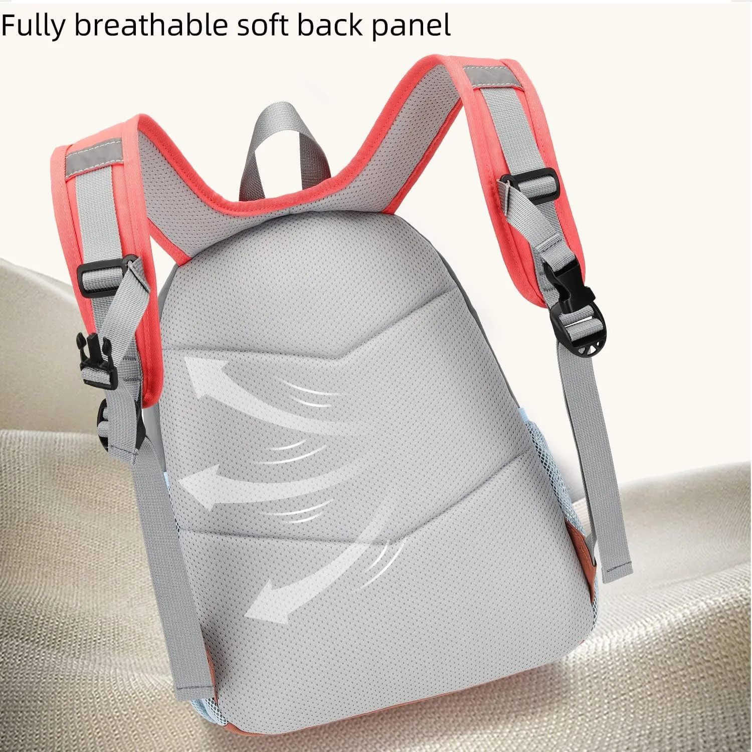 Waterproof Backpack for School Kids Backpack Bookbag Girls Boys Lightweight Travel Bag (Brown)