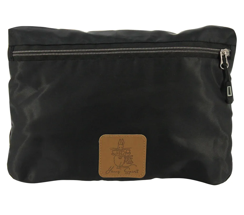 Waterproof Foldable Travel Backpack - Black