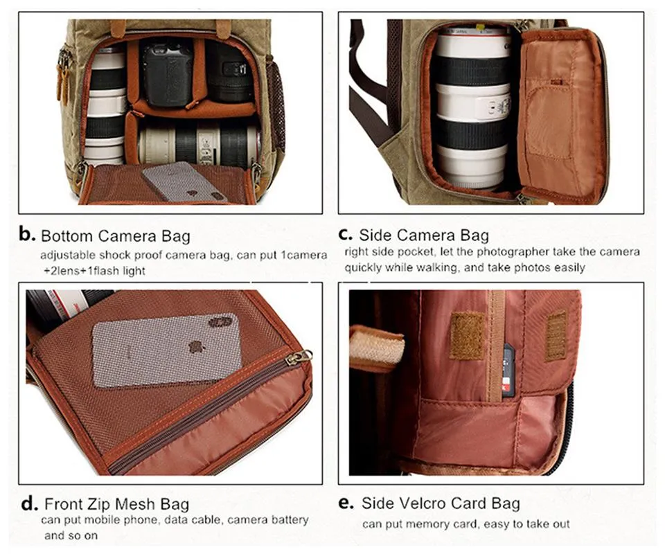 Waterproof Outdoor Photography Backpack