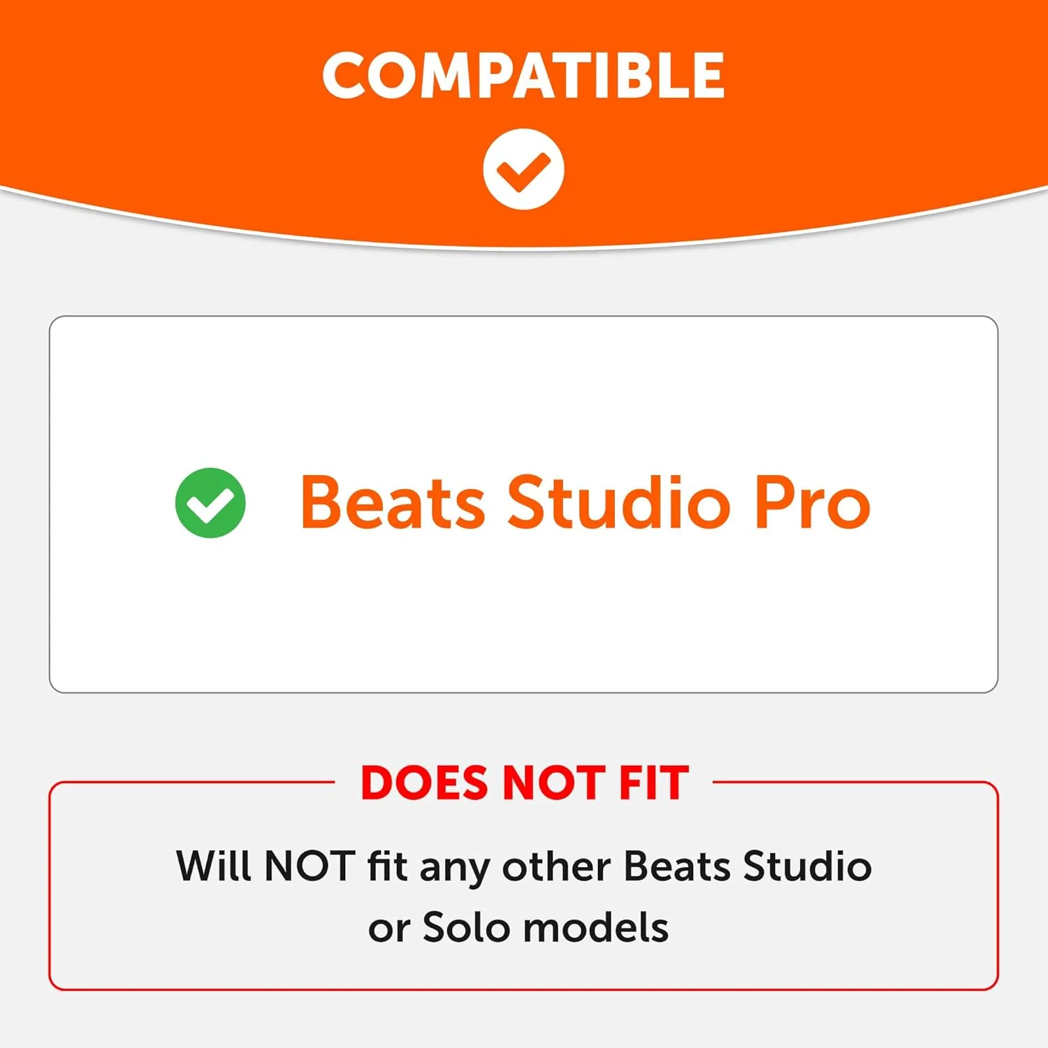 WC PadZ Studio Pro - Extra Thick Earpads for Beats Studio PRO Made by Wicked Cushions | Upgraded PU Leather, Larger Ear Opening, Enhanced Foam | Black
