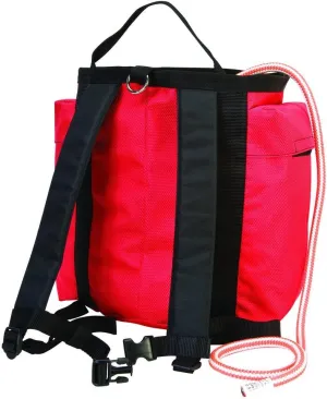 Weaver Leather Red Polyester Drawstring Backpack