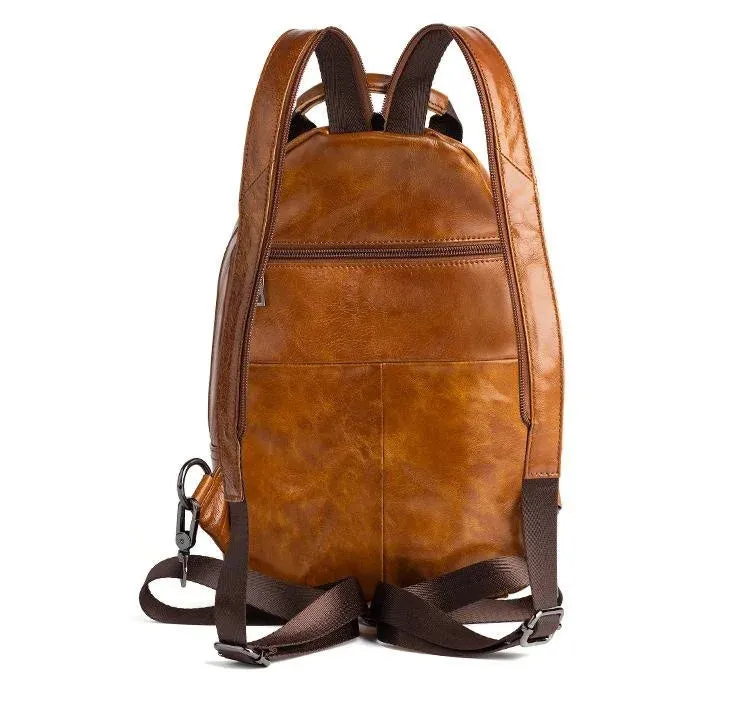 WESTON GENUINE LEATHER BACKPACK