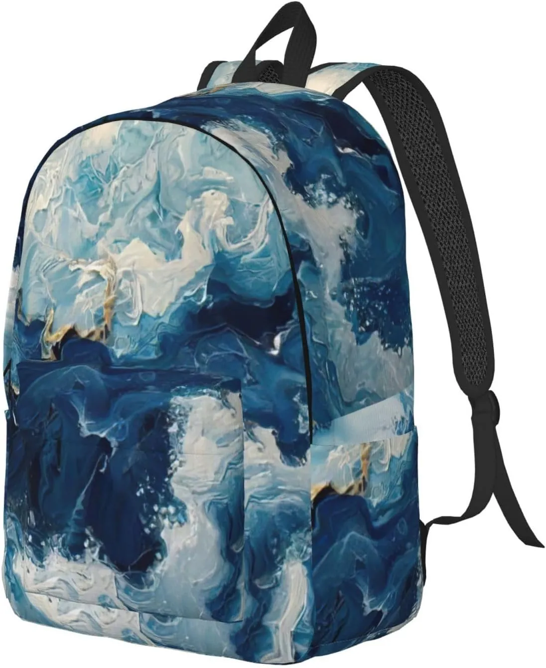 WITHIN THE TIDES print Duffel Bag, Lightweight Duffel Bag, Casual Backpack, 17.7 x 6.3 x 12.2 inches