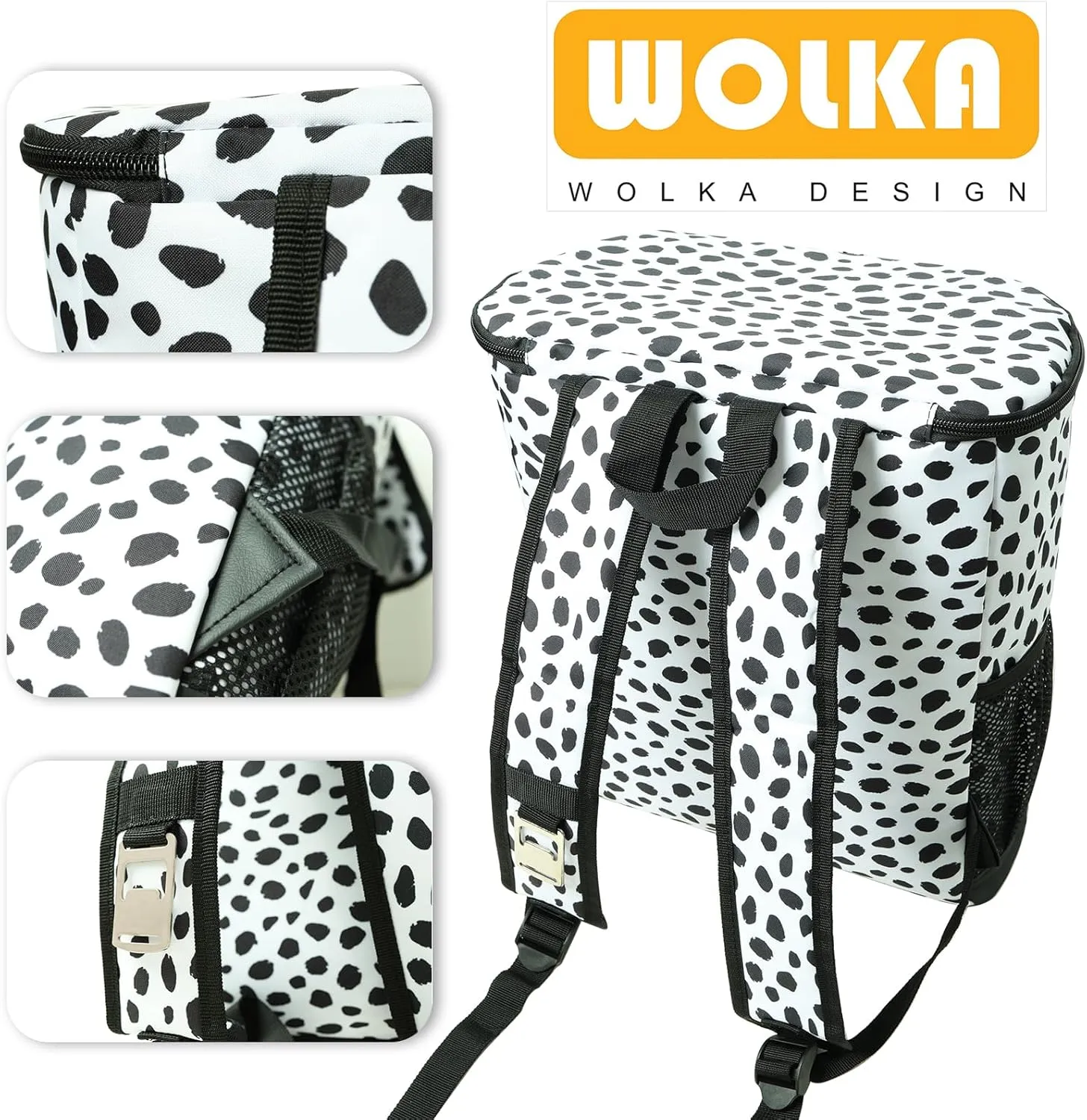 Wolka Cooler Backpack 30 Cans,Portable Backpack Coolers Insulated Leak Proof,Waterproof Soft Sided Cooler Bag for Travel,Beach,Camping,Picnic,Lunch Backpack for Women