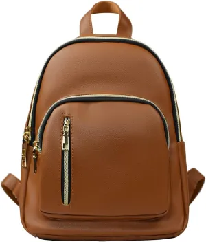 Women Mini Backpack Purse PU Leather Anti-theft Backpack Ladies Fashion Casual Travel Daypack Rucksack