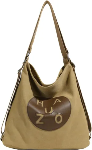 Women Shoulder Bag Canvas Backpack Daypacks Casual Handbag Large Crossbody Bag Multifunction Tote Bag Top Handle Bag