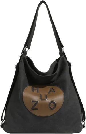 Women Shoulder Bag Canvas Backpack Daypacks Casual Handbag Large Crossbody Bag Multifunction Tote Bag Top Handle Bag