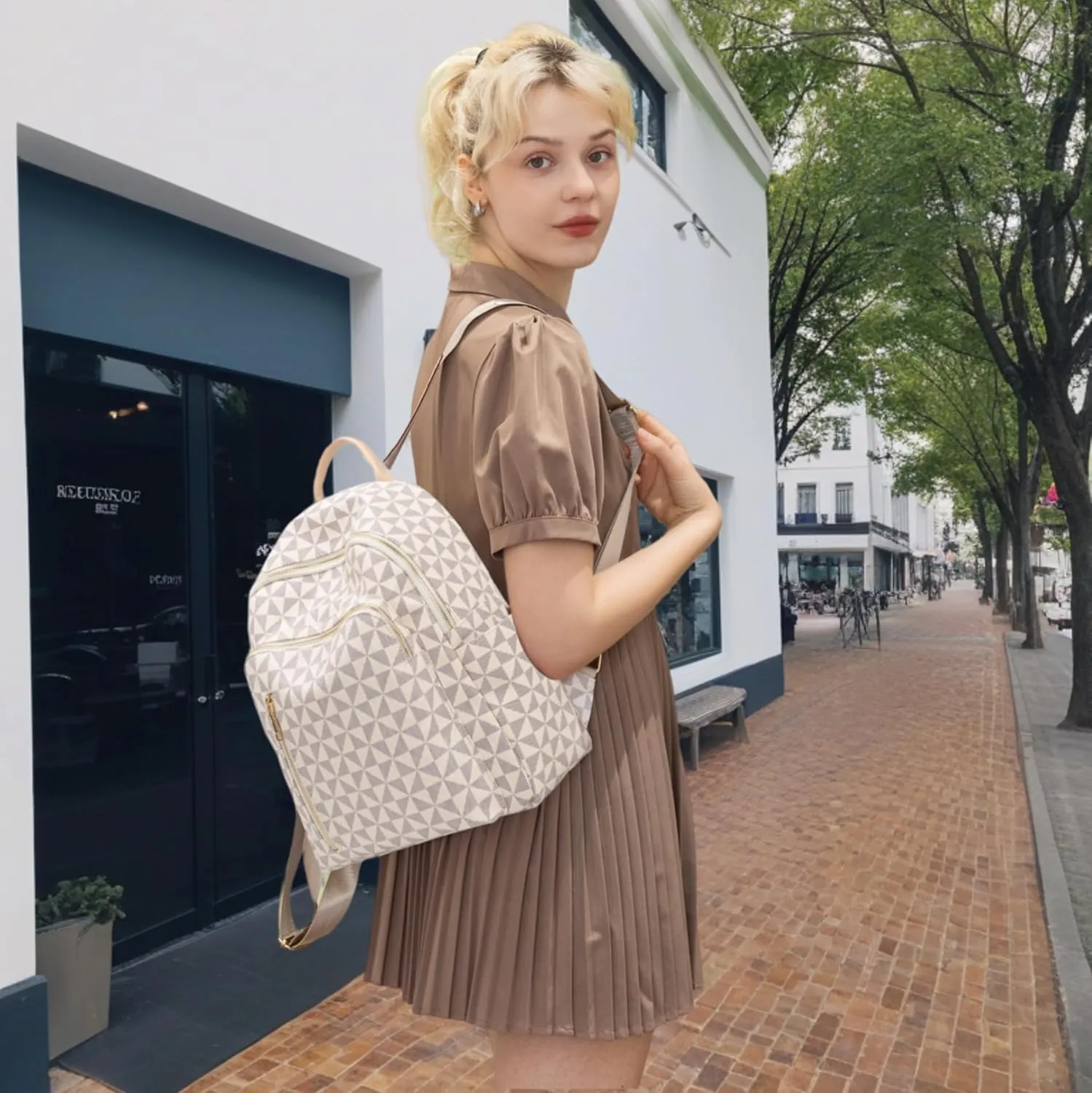 Womens Backpack Purse Leather Anti-theft Large Fashion Designer Travel Backpack Bag Men's Backpack Shoulder Bags