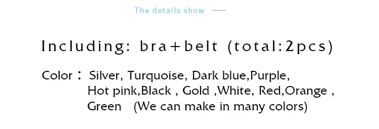 Women's Belly Dance Costume Set: 2pc Bar Belt, 11 Colors, Beaded, Bellydancing Outfit