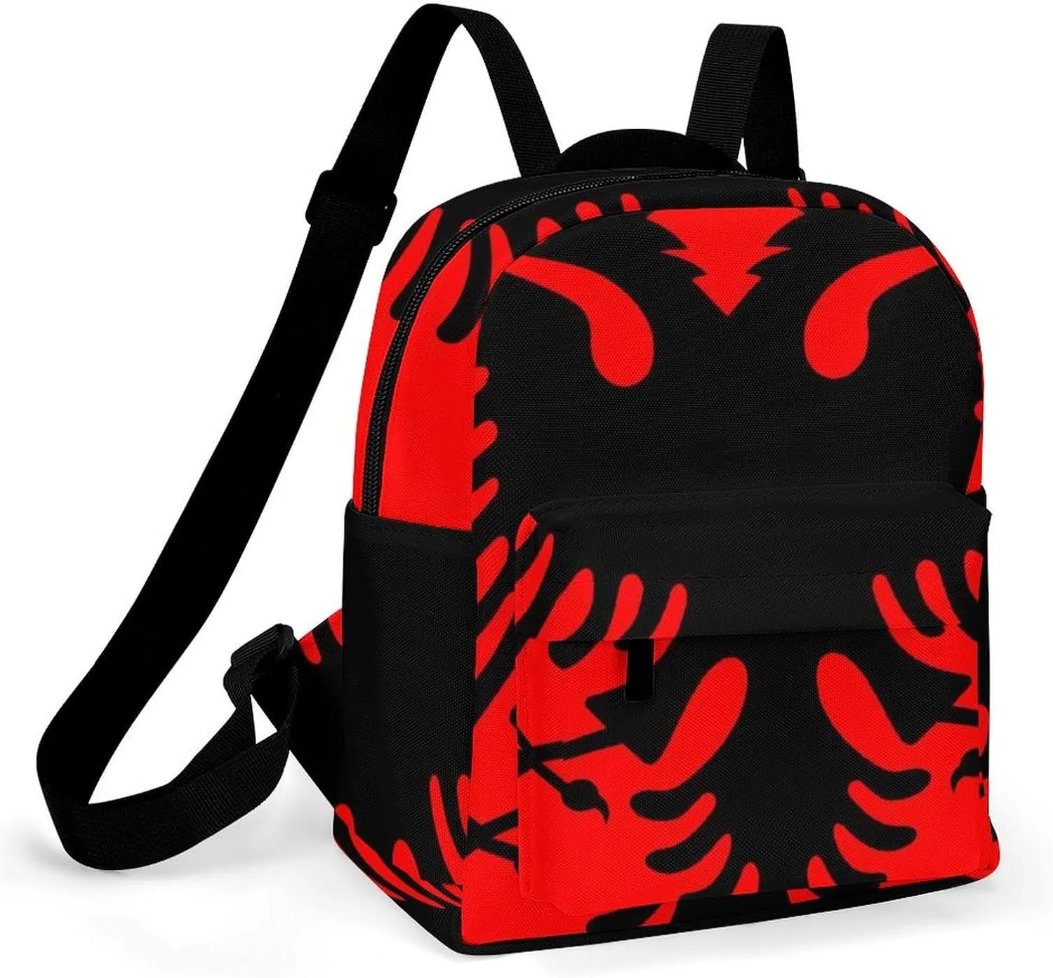 Womens Casual Bookbags Lightweight Backpack Travel Daypack Albania Flag Handbag Purse